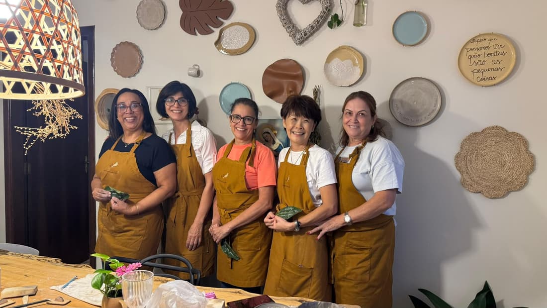 Workshop de modelagem no ateliê Amoricando